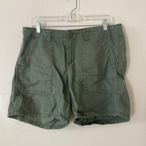 Sanctuary Standard Surplus Green Khaki Shorts Size 29
